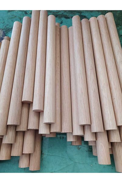ncy Wooden Kavale Model Making Slat Kavela Ovened Oak Cylinder 30 Cm 20 Mm 10 Pieces