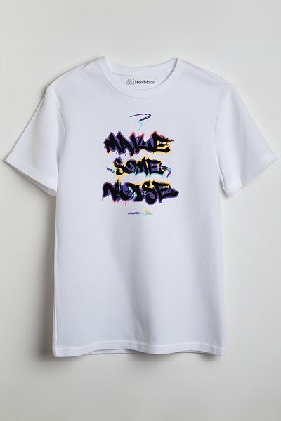 Merch&ice Μπλουζάκι Unisex με στάμπα Make Some Noise