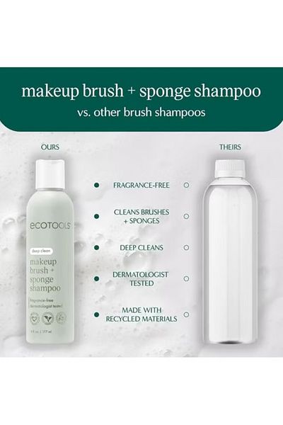 Ecotools Makeup Brush and Sponge Shampoo, 177 ml