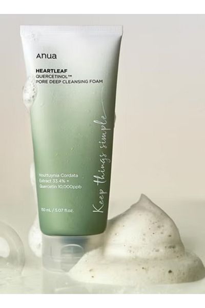 ANUA Heartleaf Quercetinol Pore Deep Cleansing Foam White 150ml