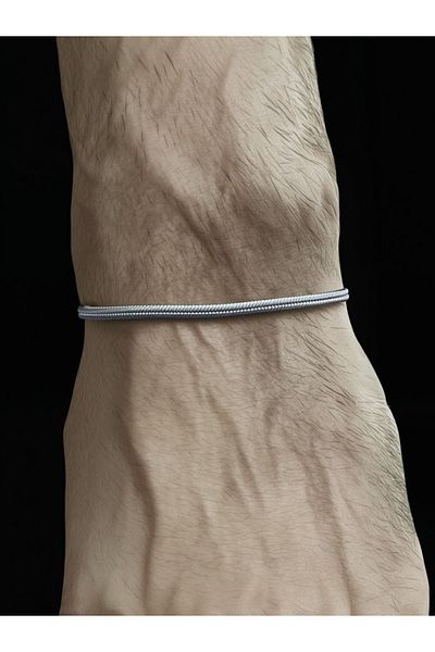 stainles steel Men's Silver Italian Stainless Steel Chain Bracelet Men Bracelet Adjustable Bracelet