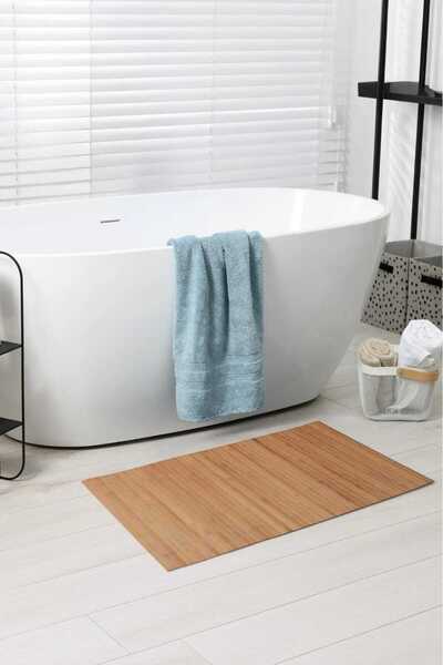 sweenhome Bambu Banyo ve Mutfak Matı | Yer Paspası 80x50Cm.