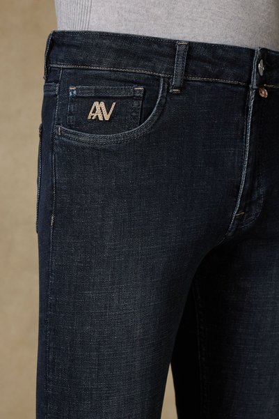 Andrea Nicolotti Navy Blue Denim Trousers J64-1-33
