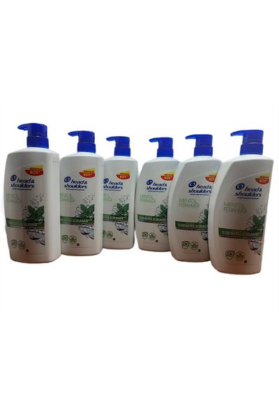 P&G Head & Shoulders Mentol Freasure Cepper Shampoo 800 ml X 6 Pieces