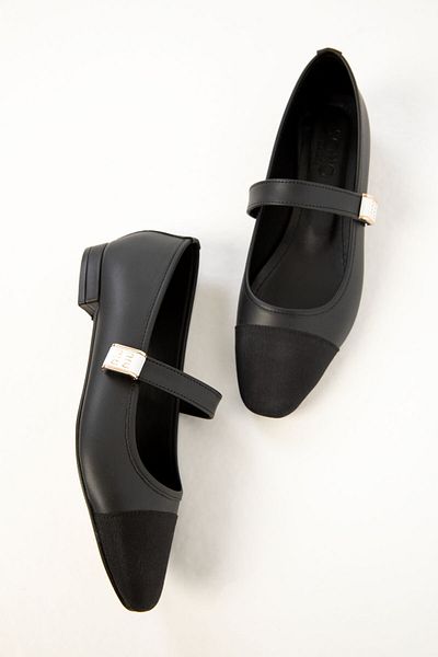 SOHO Women's Black Ballerinas 20235
