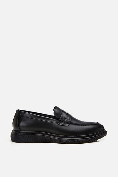 Yaya by Hotiç Schwarz Herren Loafer Schuhe 02AYY 308590 A100