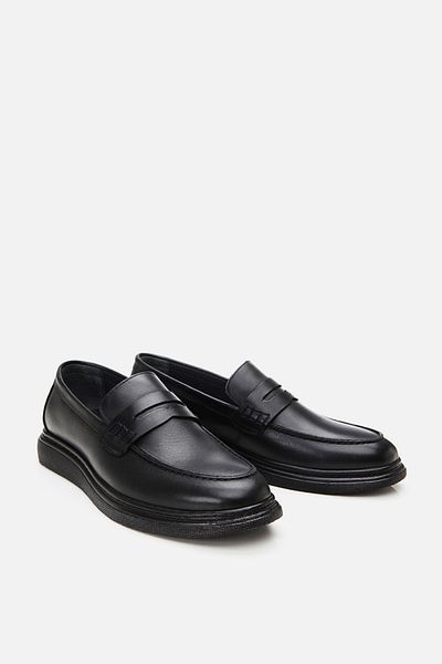 Yaya by Hotiç Schwarz Herren Loafer Schuhe 02AYY 308590 A100