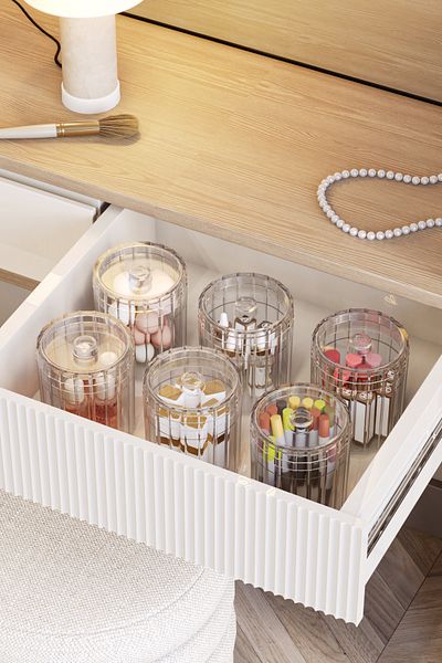 Pufwin Home Dream Cosmetic Gem Accesorii Organizator de bijuterii Organizator multifuncțional pentru sertar 6 buc