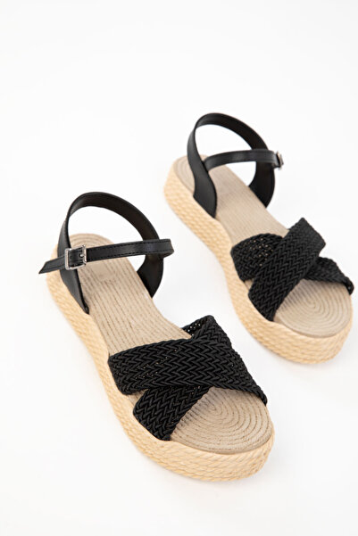 SOHO Dámské černé sandály 14952