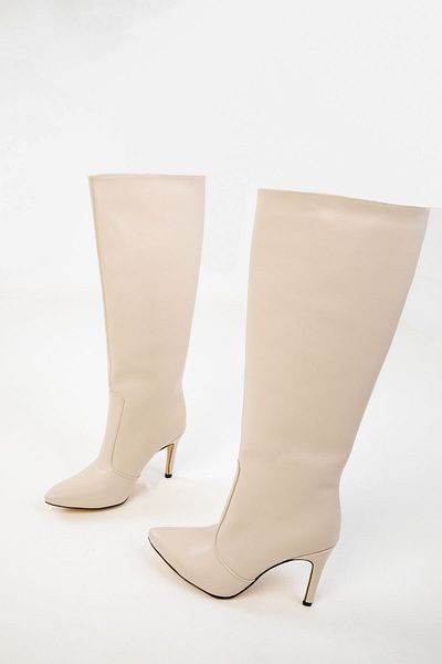 SOHO Beige Damenstiefel 20220