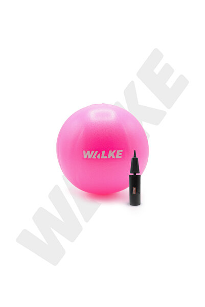 Walke Fuchsia Pilates Ball and Pump Set Suitable for People with a Height of 55 cm and 159 cm