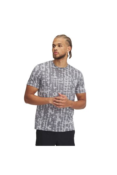 Under Armour Ua Launch Ss - Comfortable and Stylish Printed T-Shirt