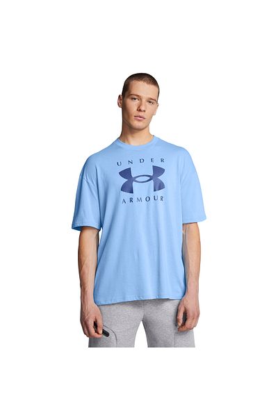 Under Armour Men's Ua Heavyweight Oversized Branded Short Sleeve T-Shirt 1389146 -465