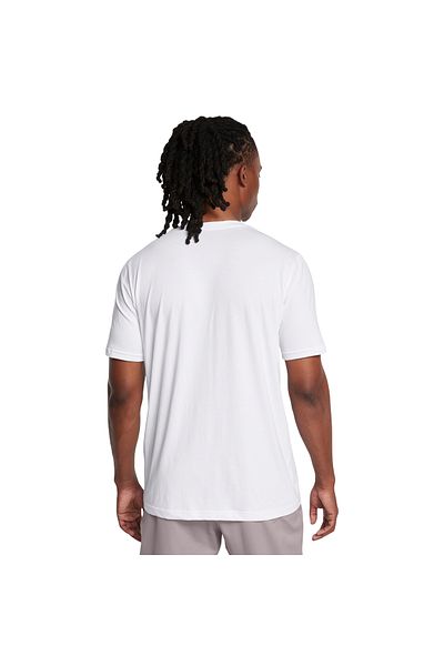Under Armour Men's Ua Sliced Wordmark 60/40S Short Sleeve T-Shirt 1386807 -100