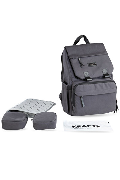 Kraft Moon Bebek Bakım Sırt Çantası - Koyu Gri