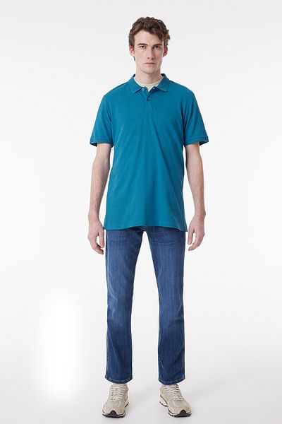WRANGLER Ανδρικό μπλουζάκι μπλε πόλο
