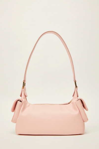 Ted Baker Düz Cilt Çok Cepli Omuz Çantası