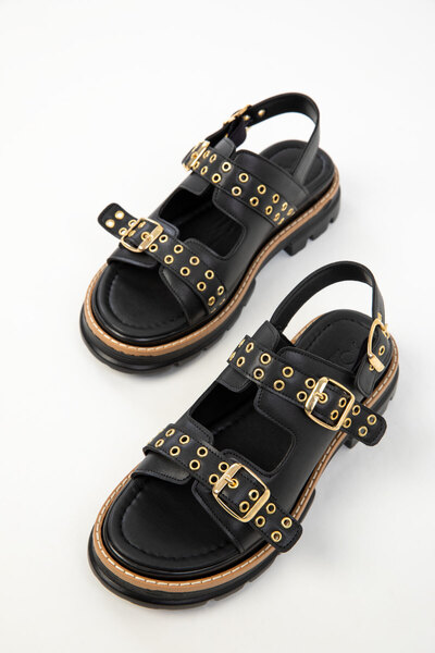 SOHO Siyah Kadın Sandalet 20243