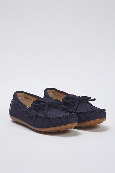 TRENDYOL SHOES Marineblaue Spitze Detaillierte Große/Kleine Jungen Kinder Loafer TAKSS25LA00009