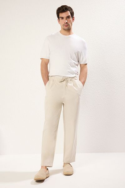 Trendyol Collection Premium-Strickhose in Steinfarbe – TMNSS25PL00013