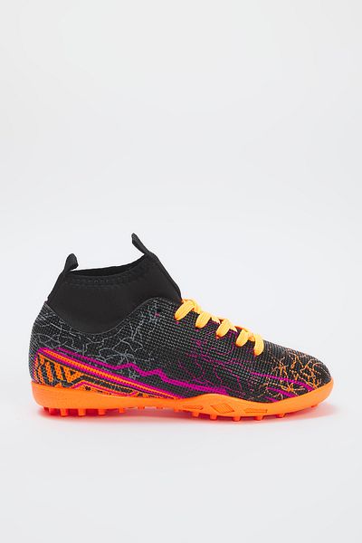 TRENDYOL SHOES Pantofi negru cu șireturi, cu talpă confortabilă, pentru băieți, pentru copii TAKSS25SN00024