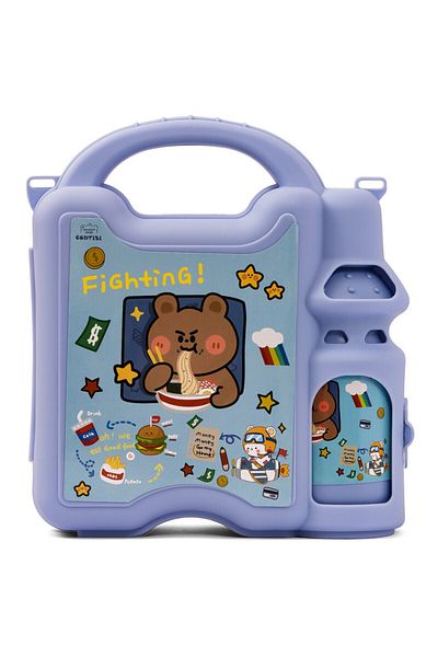 Eazy Kids Eazy Kids Lunch Box wt Bottle - Blue