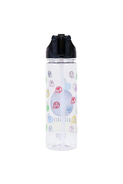 Eazy Kids Marvel Avengers Assemble 2 - In - 1 Tritan Water Bottle - Black (650ml)