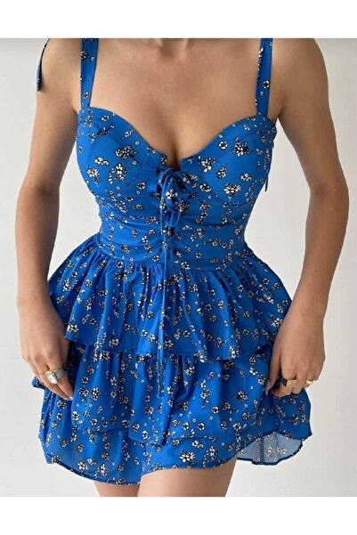 MODA DURAĞI Сукня на бретельках Спідниця з мухою Сукня з підтримкою Гогуса Су...