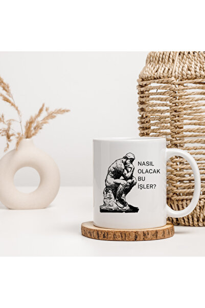 kubdekor كيف سيكون الرجل الذي يفكر في هذه الأشياء، كوب مطبوع بشكل رسمي