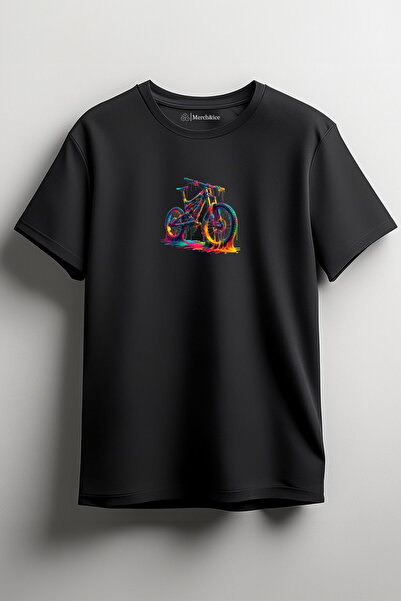 Merch&ice Šareni bicikl Štampano unisex T-shirt