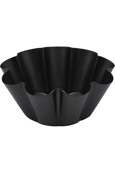 mastergold 12 Pack Carbon Steel Non-Stick Egg Tart Molds ( 6.4 * 2.3cm ) ,Mini Muffin Cake and Pudding Molds