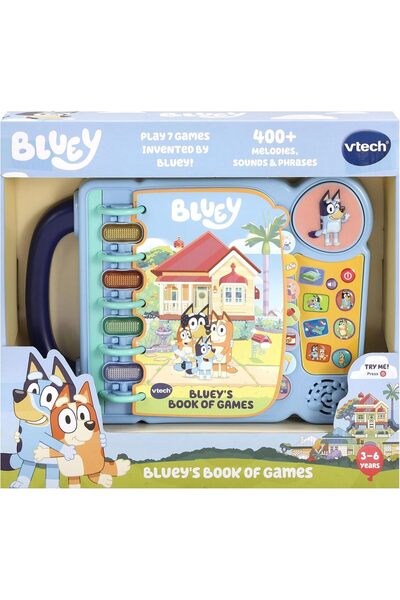 VTech Baby كتاب ألعاب بلوي من في تيك - كتاب تعليمي تفاعلي للأطفال (باللغة الإنجليزية)