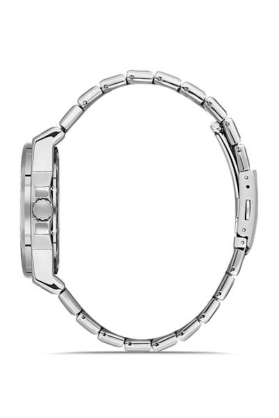 DAVID GUNER Men's Watch with Silver Coated White Dial Dg-8608Ga-A1