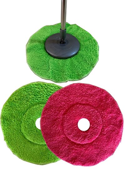 CLEAN HOUSE (2 bucăți) cârpă de curățare pentru mop de schimb cu cap rotativ ...