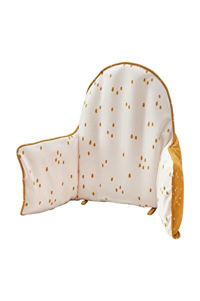 IKEA Support Cushion Cover Yellow-White