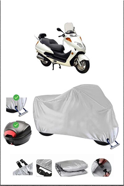 Breen Asia As150T1 Rear Bag Lock Compatible Waterproof Motorcycle Tent-Gray