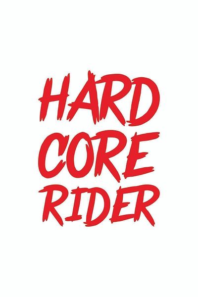 bardakcı bike Autocolant pentru motociclete Hard Core Rider 17 X 13CM