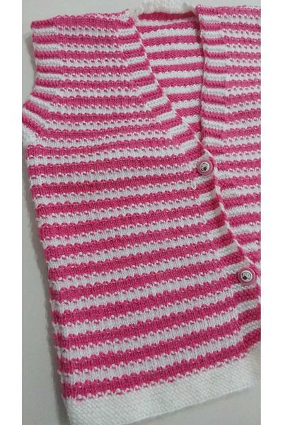 Papatyam Hand Knitted Skewer Vest for Baby and Child