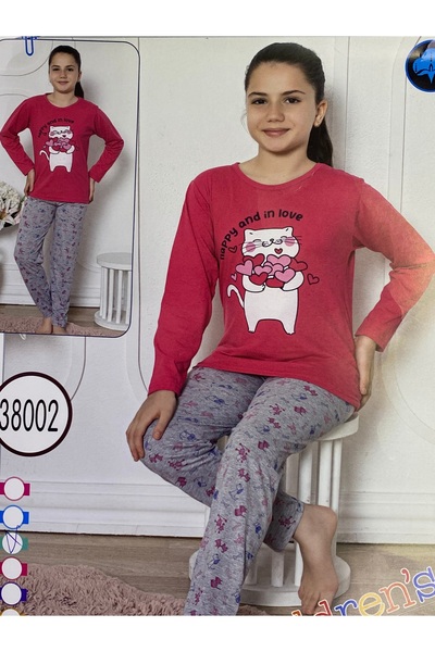 skycott Дівчача піжама з довгими рукавами та довгими штанами, 2 частини, 100%...