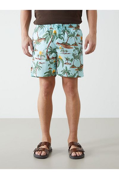 LC Waikiki XSIDE Short Length Patterned Men's Swim Shorts