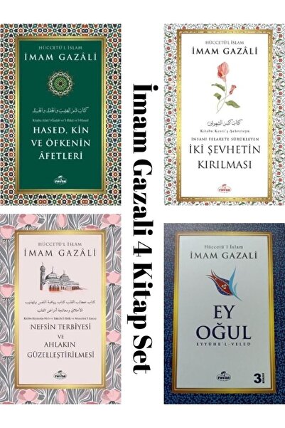 Ravza Yayınları Imam Gazali Ey Ogul Nefsin Terbiyesi Hased Kin Iki Sehvetin K...