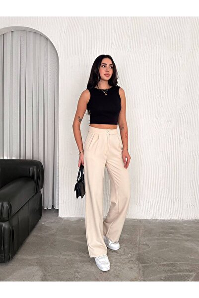 Noa&Noa Однобортні широкі штани Basic