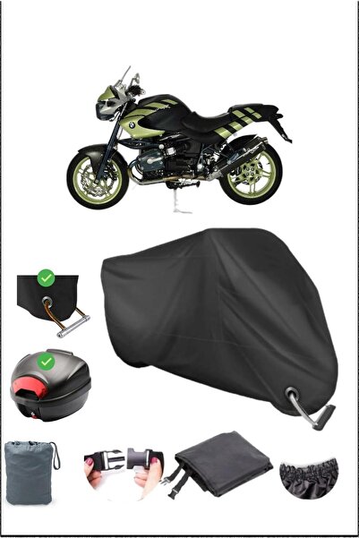 Breen Black Bmw R 1150 R Rear Bag Lock Compatible Waterproof Canvas (Motorcycle)