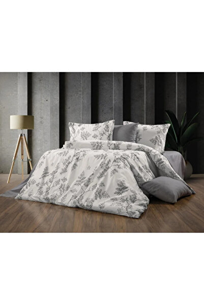 upmall طقم سرير مزدوج - قطن طبيعي فاخر ومتين - ناعم قابل للتنفس (قطعة واحدة)