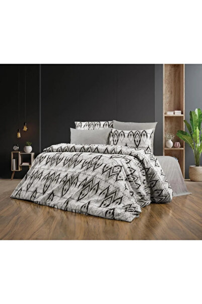 upmall طقم سرير مزدوج - قطن طبيعي فاخر ومتين - ناعم قابل للتنفس (قطعة واحدة)