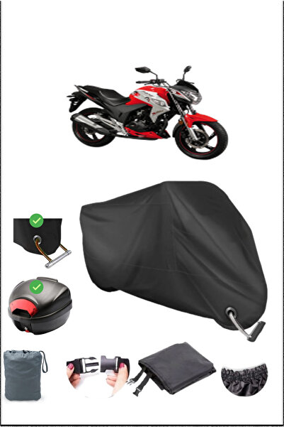 Breen Black Falcon Sharp 150 Rear Bag Lock Compatible Waterproof Canvas (Moto...