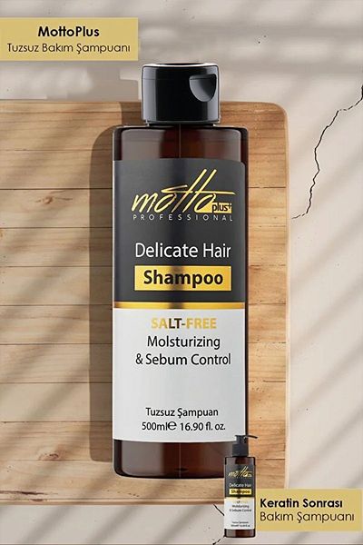 Motto Plus Professional 400 ml Keratin Salt-Free Shampoo