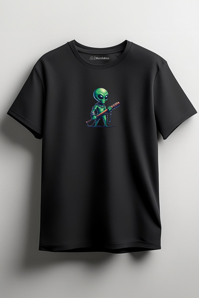 Merch&ice Unisex T-shirt - Sopa i Alien Štampano