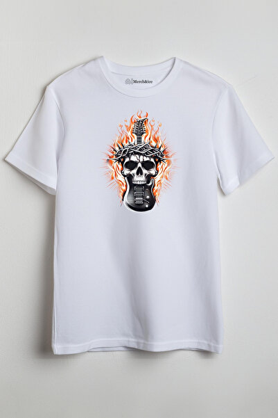 Merch&ice Gitara Lija Štampano Unisex T-shirt