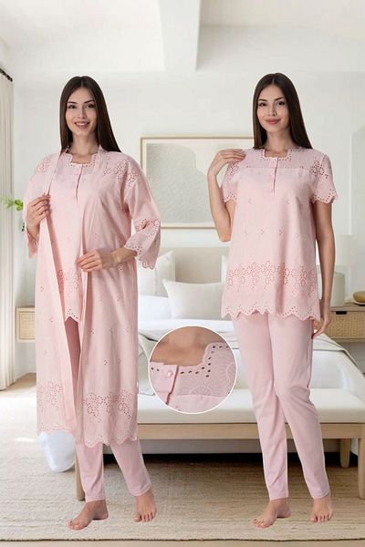 Sebi Elegant Maternity & Maternity Sleepwear & Dressing Gown Set - Effortt